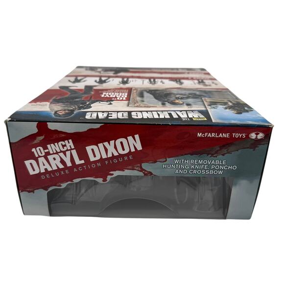 McFarlane Toys The Walking Dead 10" Daryl Dixon Deluxe Action Figure New in Box - Picture 3 of 5